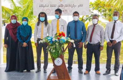 މަޑަވެލީ ލެބޯޓްރީ ހުޅުވުމުގެ ރަސްމިއްޔާތުގެ ތެރެއިން-: ފޮޓޯ: މެމްބަރު ފިރުޝާން