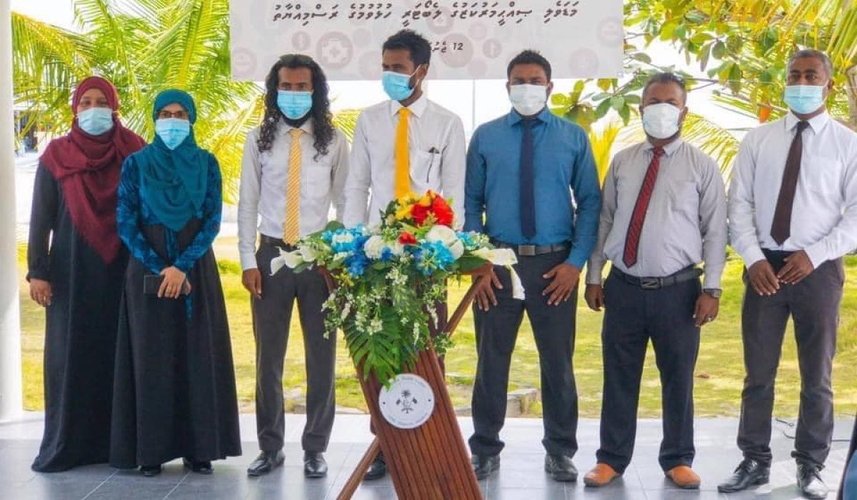 މަޑަވެލީ ލެބޯޓްރީ ހުޅުވުމުގެ ރަސްމިއްޔާތުގެ ތެރެއިން-: ފޮޓޯ: މެމްބަރު ފިރުޝާން