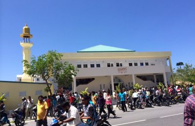 ހުޅުމާލޭގައި ހުންނަ މަސްޖިދު ޢަޒީޒާ މޫސާ-: ފޮޓޯ: ފޯރ ސްކެއަރ