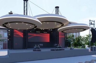 Alimas carnival Satge design