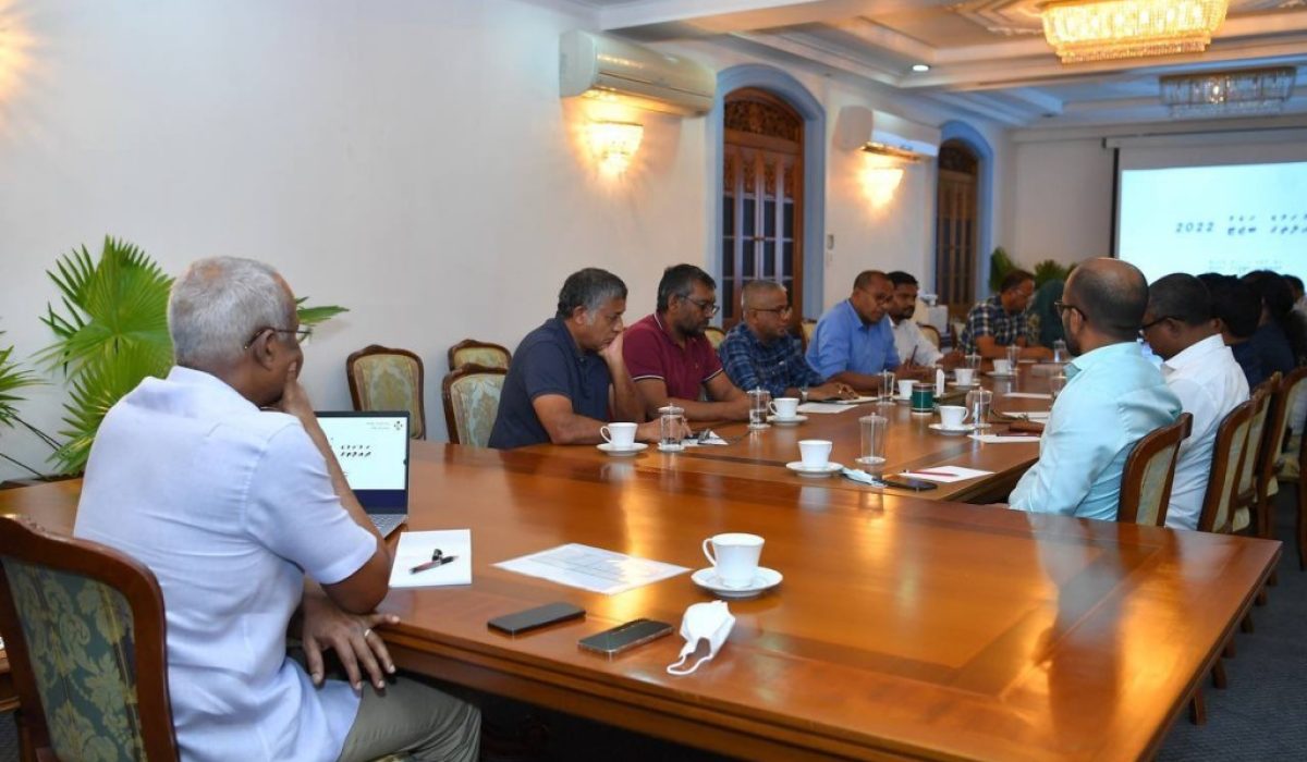 HEP Solih with MPs and Ministers