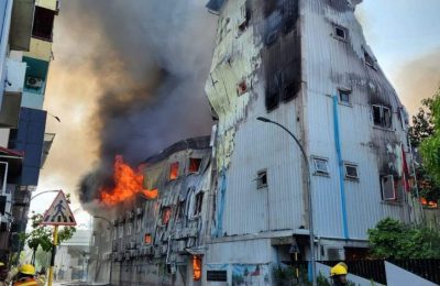 Housing Ministry fire