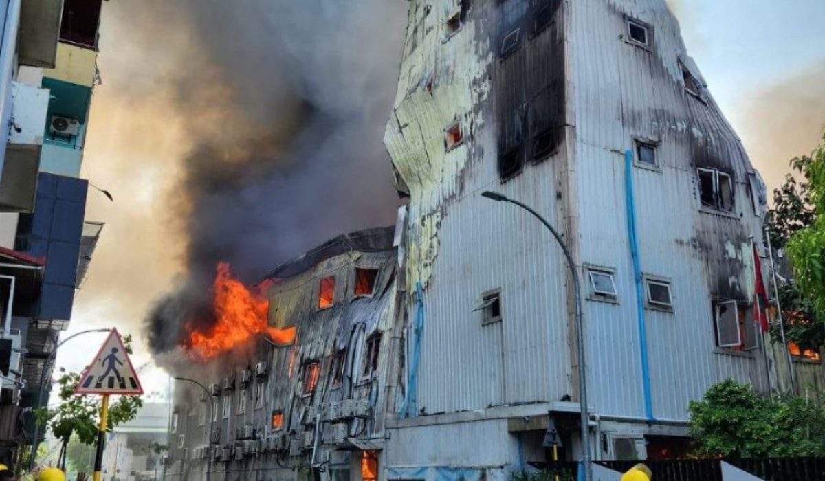 Housing Ministry fire