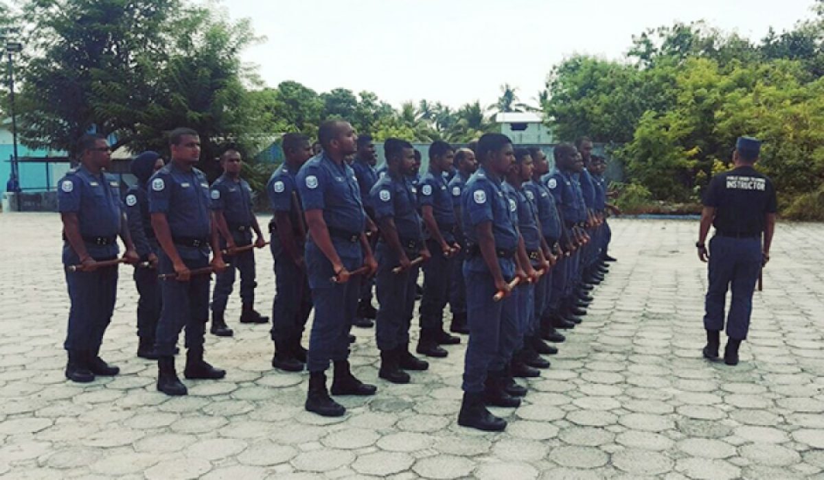 ފުލުހުން ތަމްރީނުގައި ޚަރަކާތްތެރިވަނީ