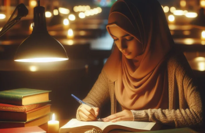 Muslim Women Sturdying
