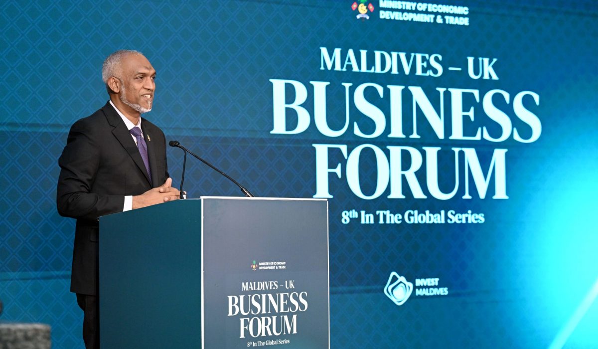 UK Maldives Bussiness Forum Dr Muiz