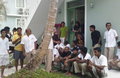 ރިސޯޓެއްގައި މީގެކުރިން މުވައްޒަފުންތަކެއް ކުރި އިޙްތިޖާޖެއްގެ ތެރެއިން 