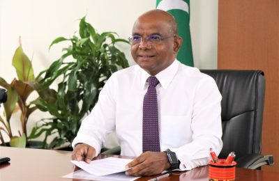 ފޮރިން މިނިސްޓަރ އަބްދުﷲ ޝާހިދު. ފޮޓޯ: ފޮރިން މިނިސްޓްރީ