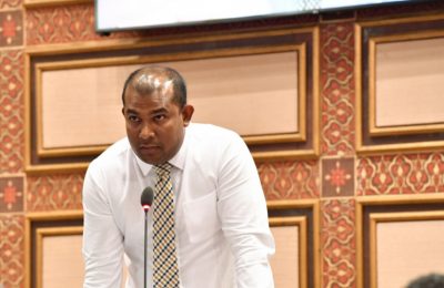 ރައްޔިތުންގެ މަޖްލީހުގެ ތިނަދޫ އުތުރު ދާއިރާގެ މެންބަރު ޢަބްދުލް މުޣްނީ-: ފޮޓޯ: މަޖްލިސް