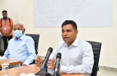 ނައިބުރައީސް ފައިސަލް ނަސީމް. ފޮޓޯ: ރައީސްއޮފީސް