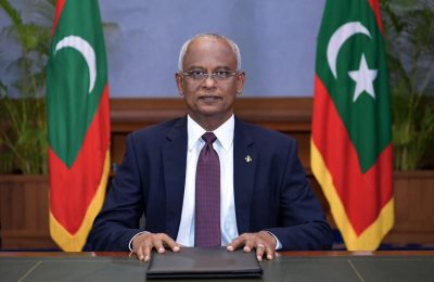 ރައީސުލްޖުމްހޫރިއްޔާ އިބްރާހިމް މުހައްމަދު ސާލިޙް . ފޮޓޯ:ރައީސްއޮފީސް