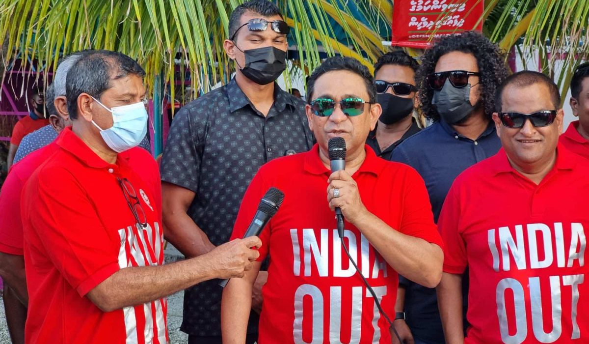 ރައީސް ޔާމީން އިންަޑިއާ އައުޓް ހަރަކާތެއްގައި